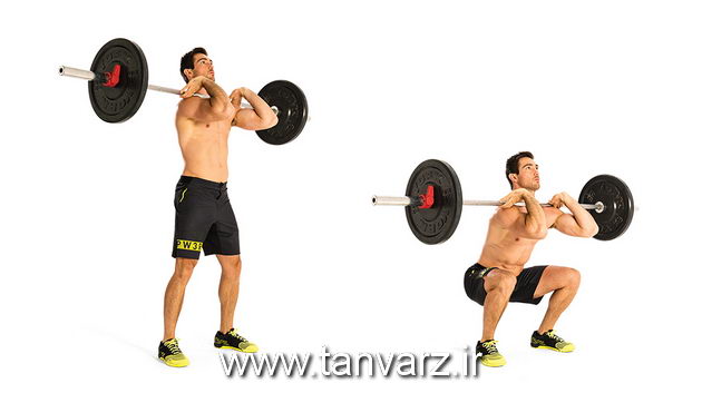 اسکوات از جلو